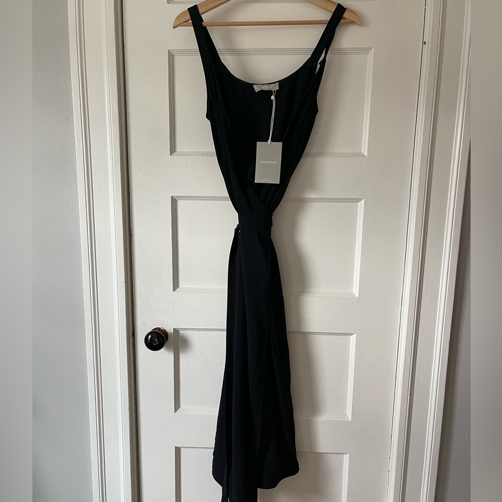 Everlane Japanese Goweave Wrap Dress NWT